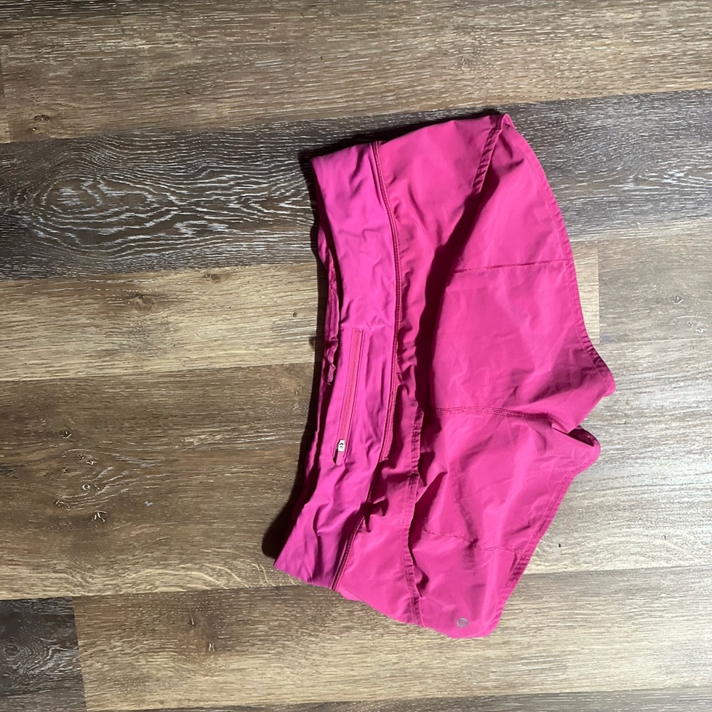 lululemon shorts,size 12,pink